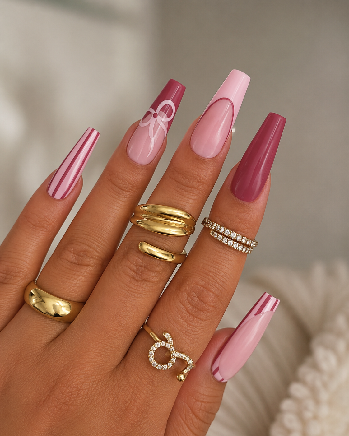 Acrylic manicure